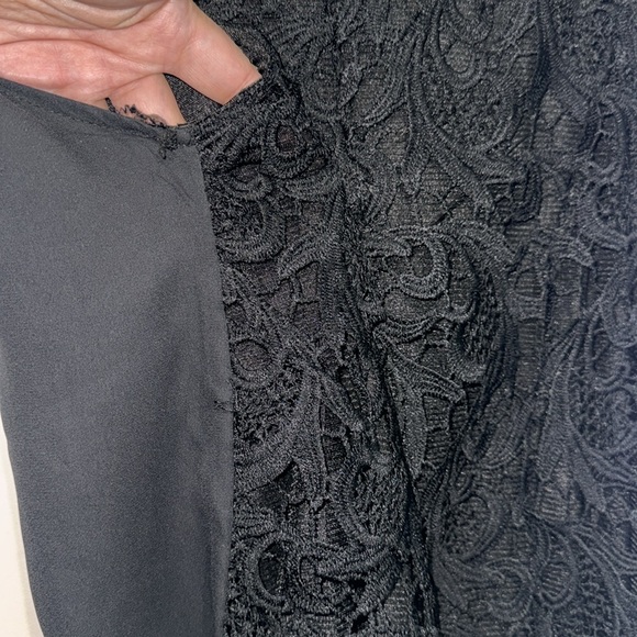 Women’s Chinese Brand Black Lace Tank Top Size Medium - Picture 8 of 10